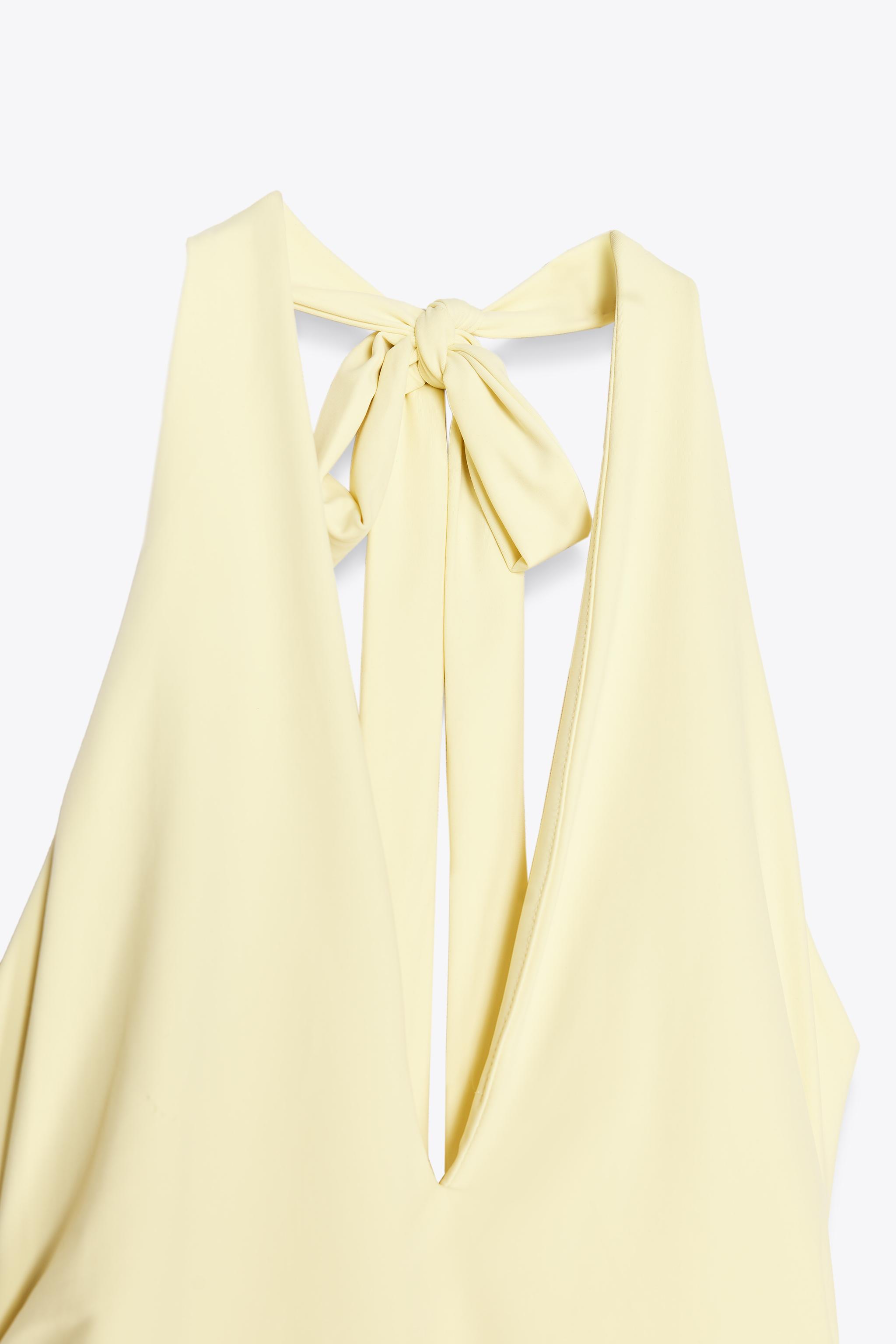 ROBE LONGUE HALTER POLYAMIDE