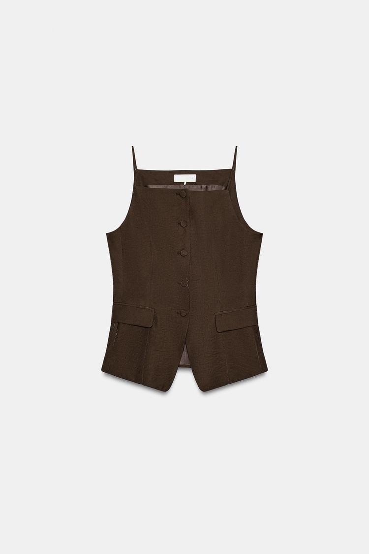 SHINY EFFECT VEST - Zara product image