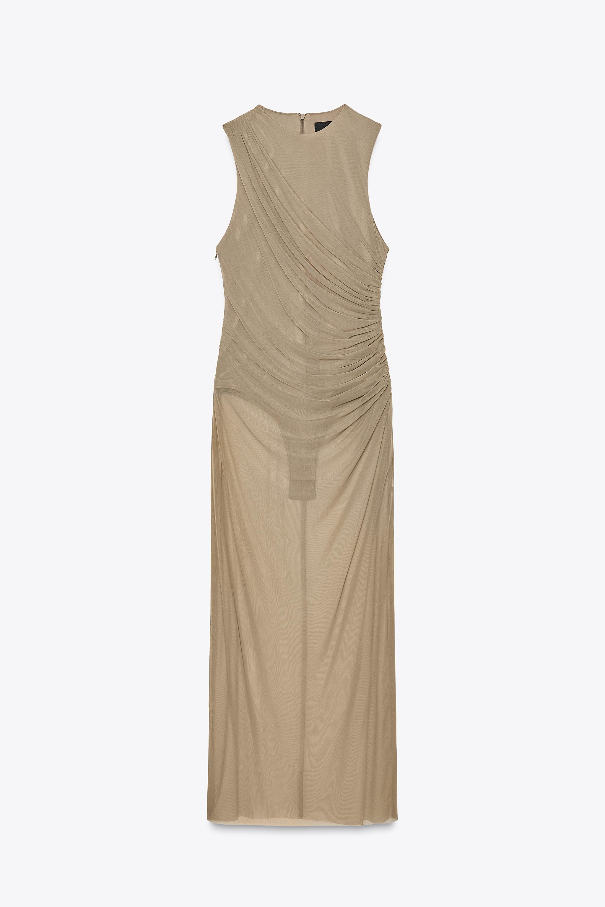 ROBE MIDI TULLE BODY