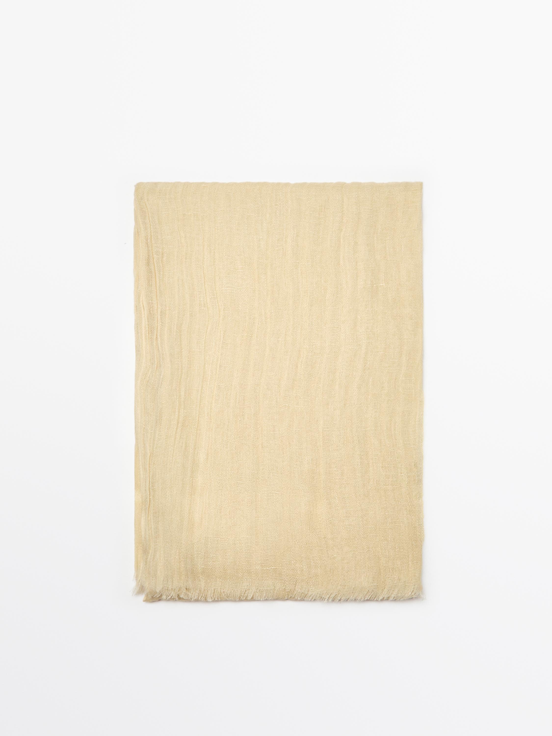 100% linen scarf