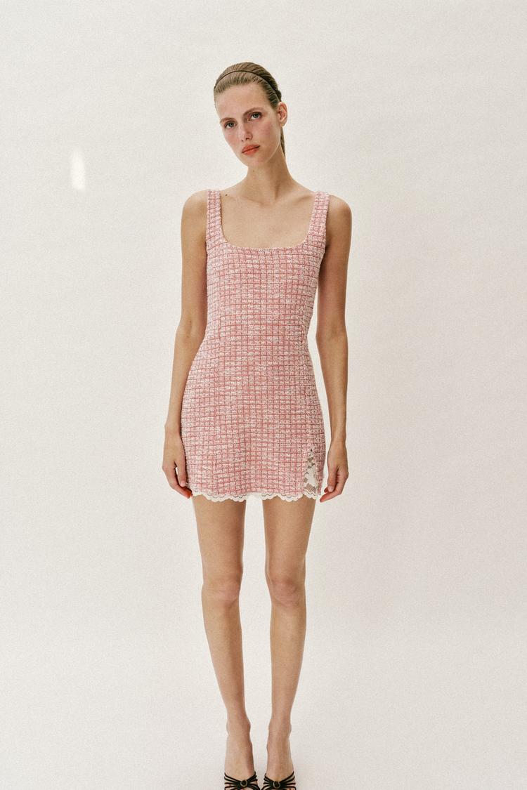 SHORT TEXTURED DRESS - Zara product image