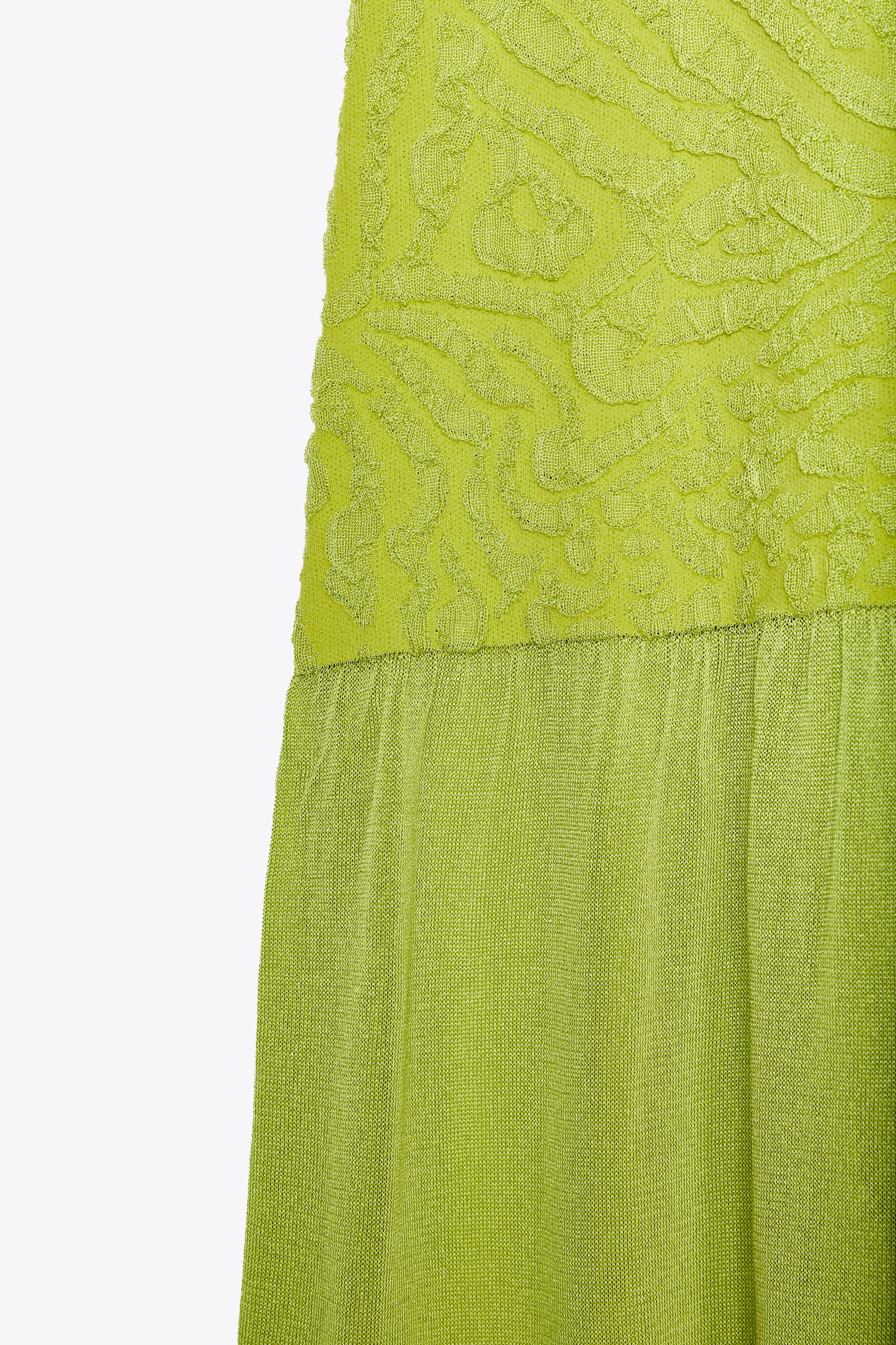 COMBINATION KNIT DRESS