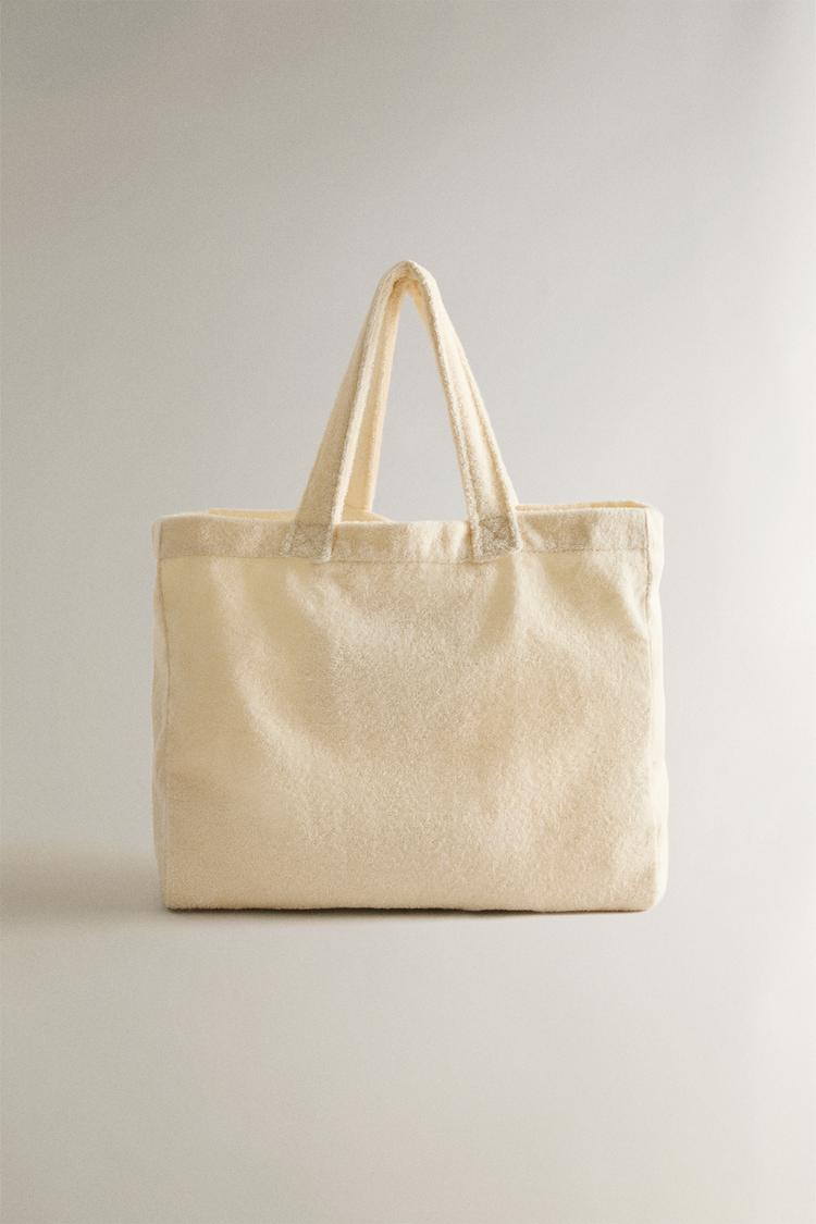 LARGE TERRY BEACH BAG - Zara product image