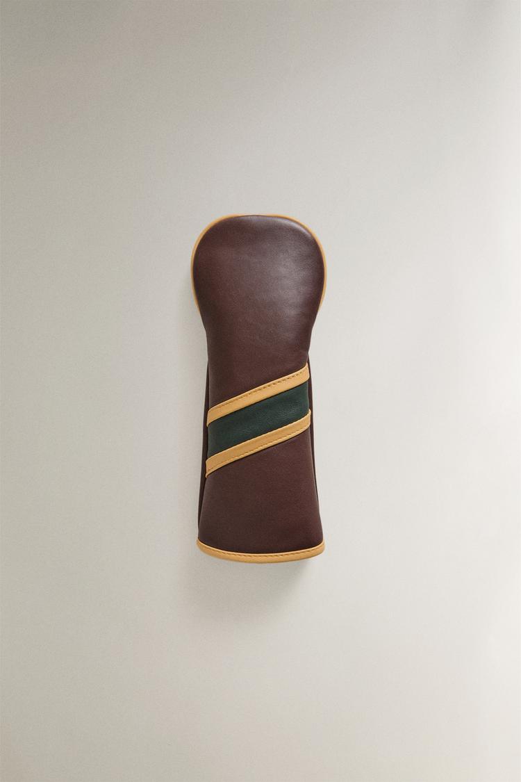 LEATHER HYBRID GOLF CLUB COVER - Zara product image
