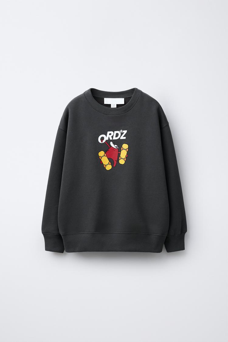 SKATE PRINT SWEATSHIRT - Zara product image