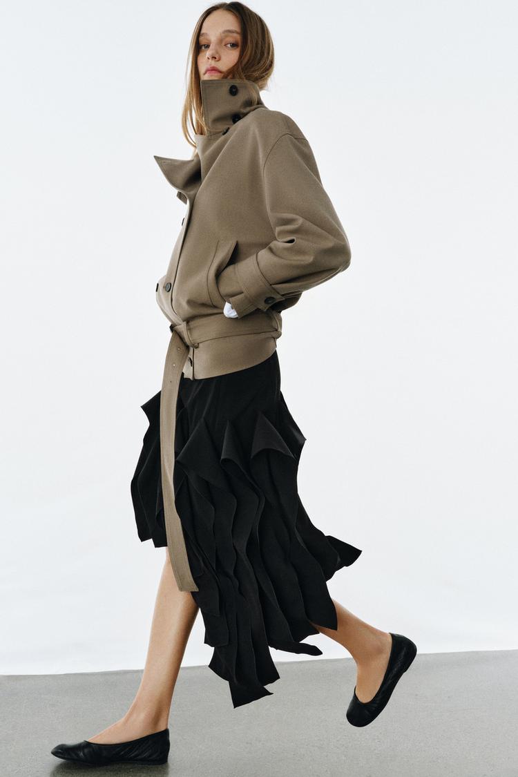 ZW COLLECTION ASYMMETRIC SKIRT - Zara product image