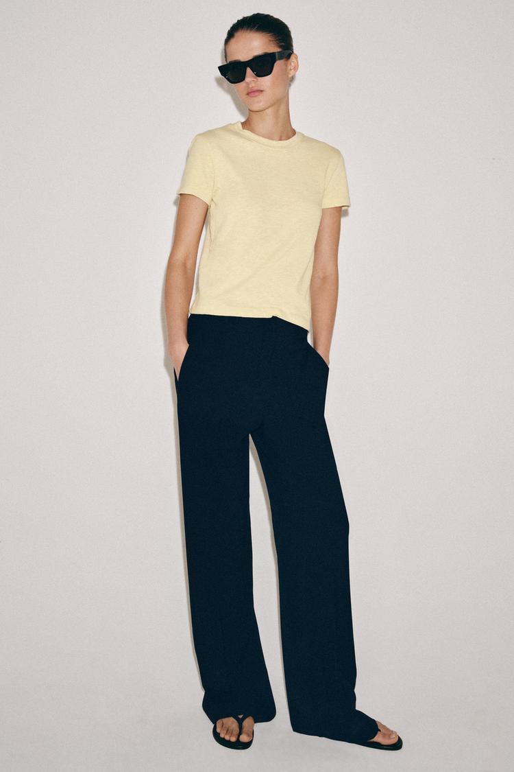 FLAMÉ COTTON T-SHIRT - Zara product image