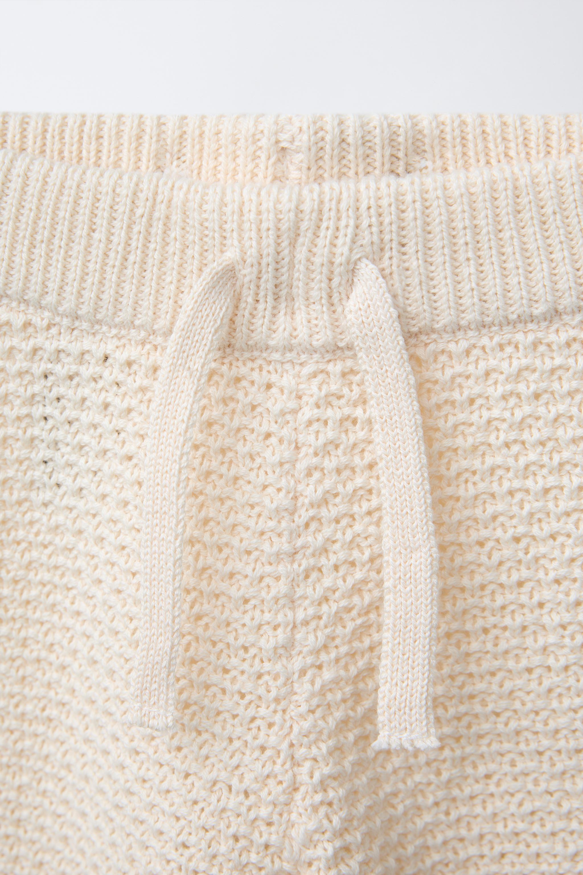 CROCHET KNIT SHORTS