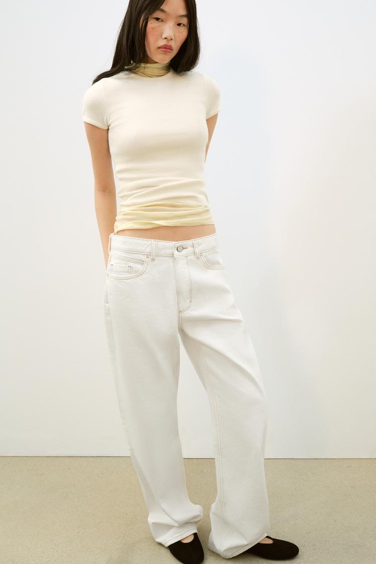 RIBBED T-SHIRT - Zara product image