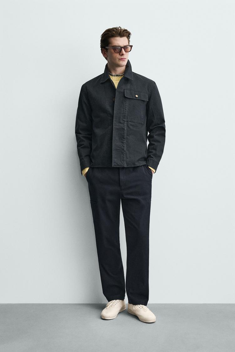 STRAIGHT FIT CARGO PANTS - Zara product image