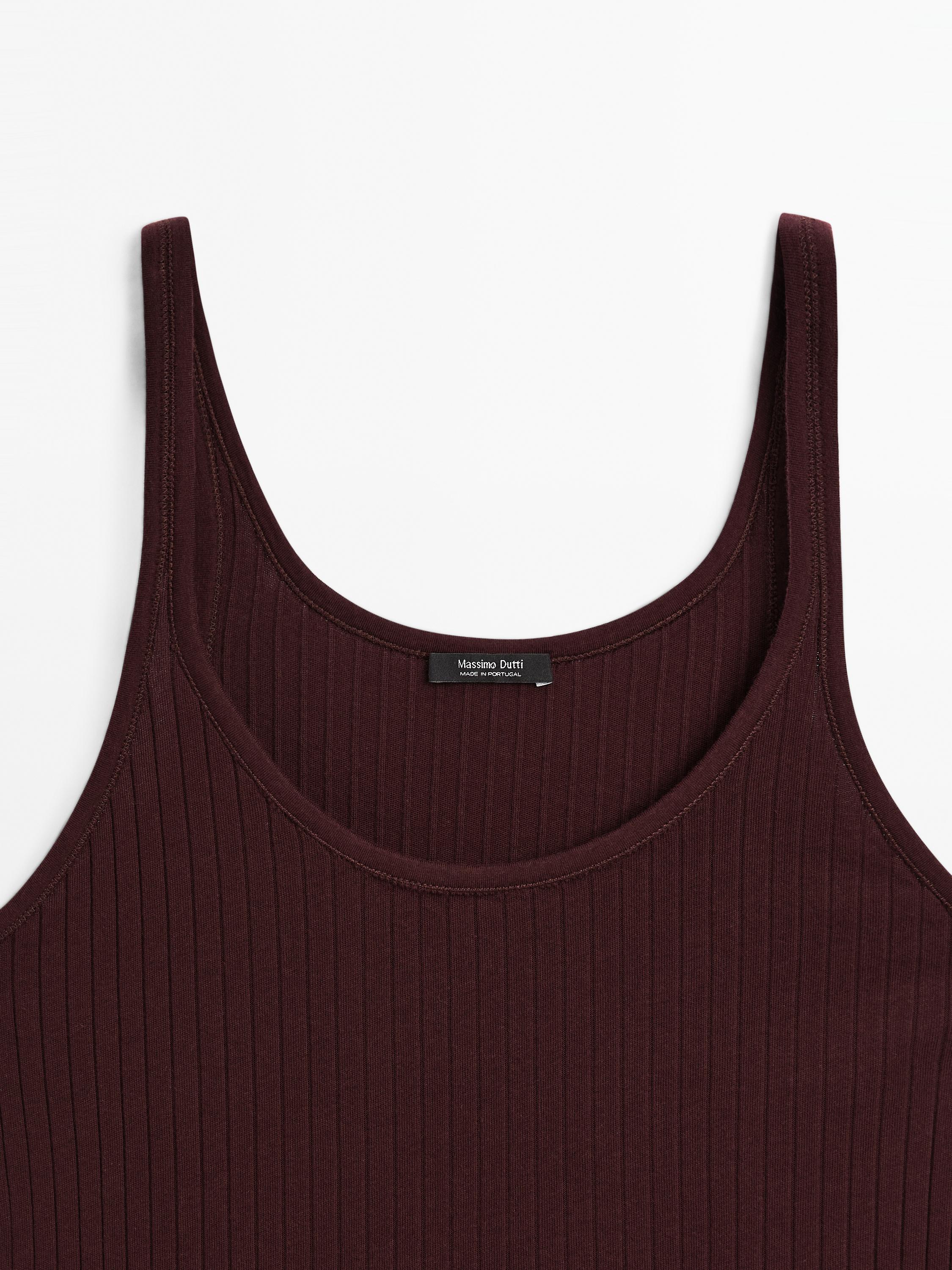 Débardeur en maille 100 % coton