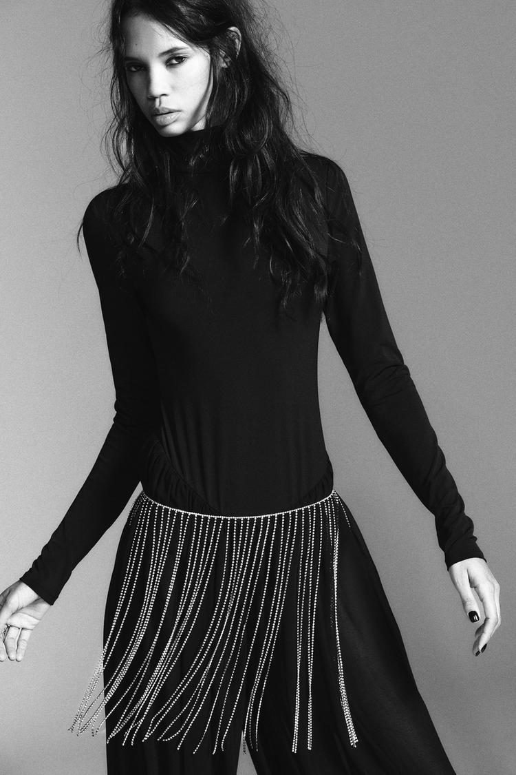 SPARKLY SKIRT BELT - Zara product image