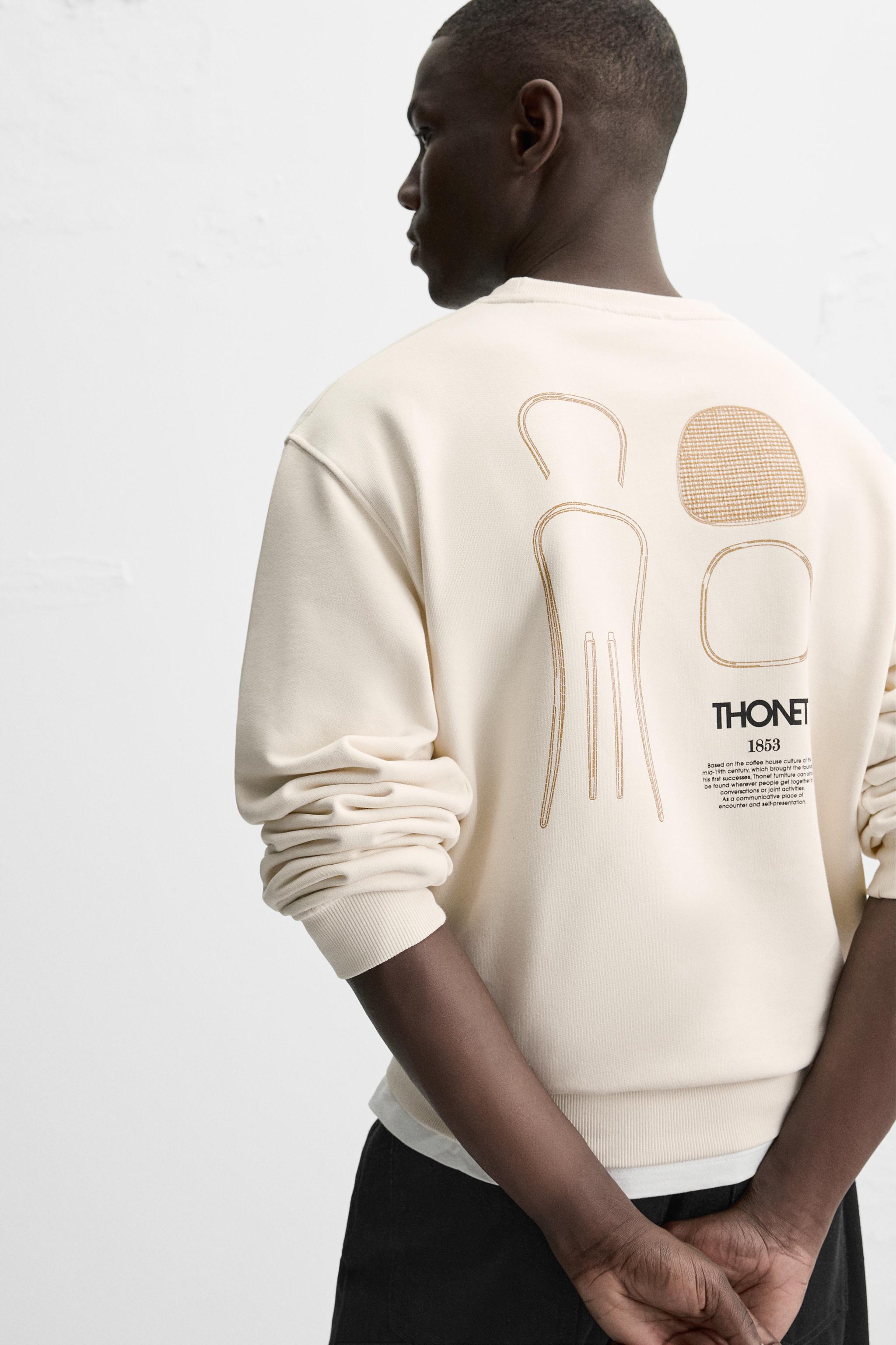 SWEAT BRODÉ GRAPHIQUE © THONET