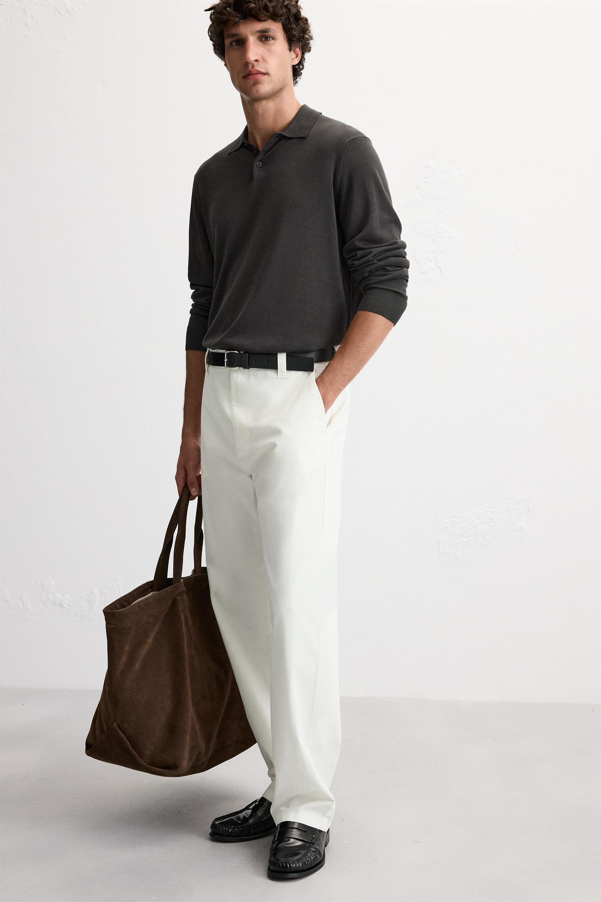 STRAIGHT FIT CHINO PANTS