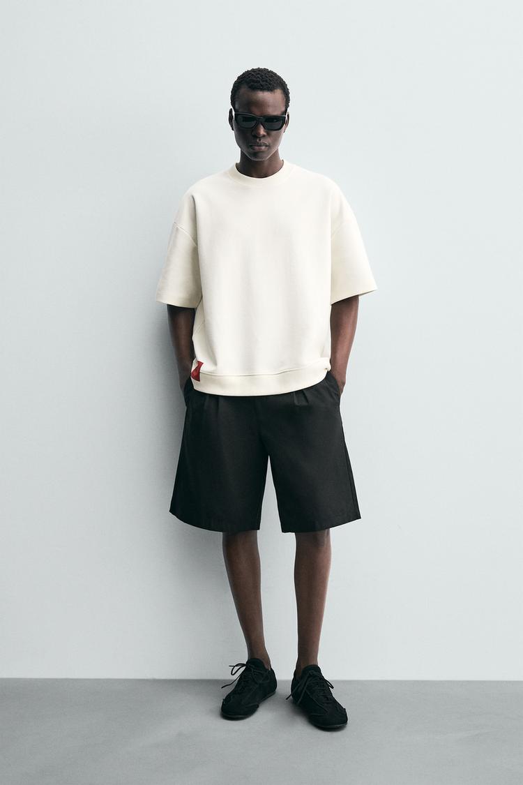INTERLOCK TECHNICAL LABEL SWEATSHIRT