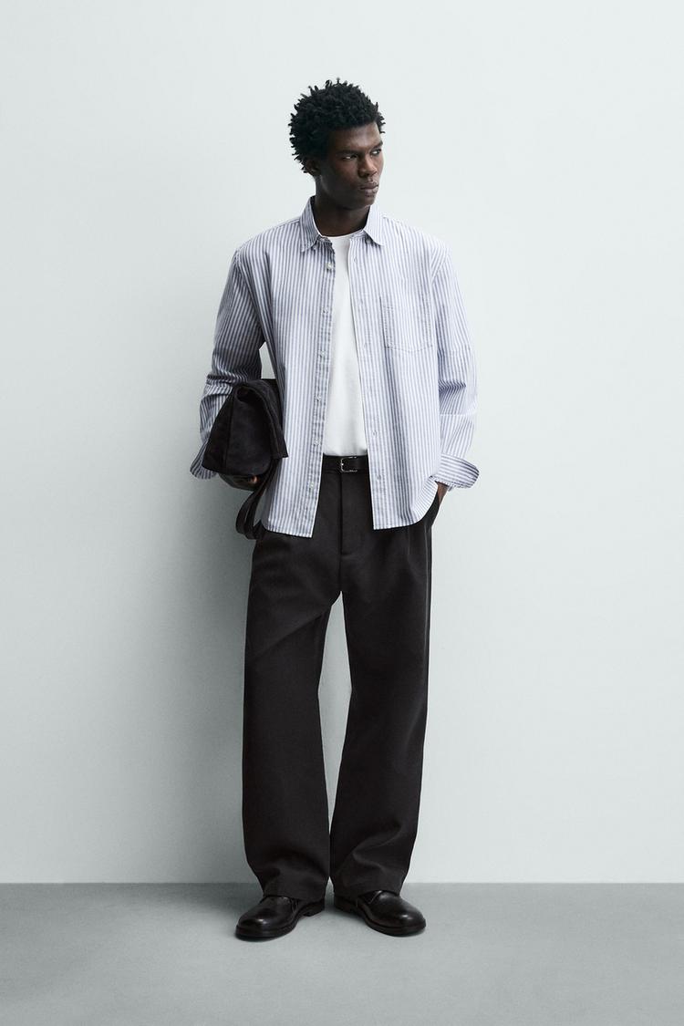 TEXTURED OXFORD SHIRT - Zara product image