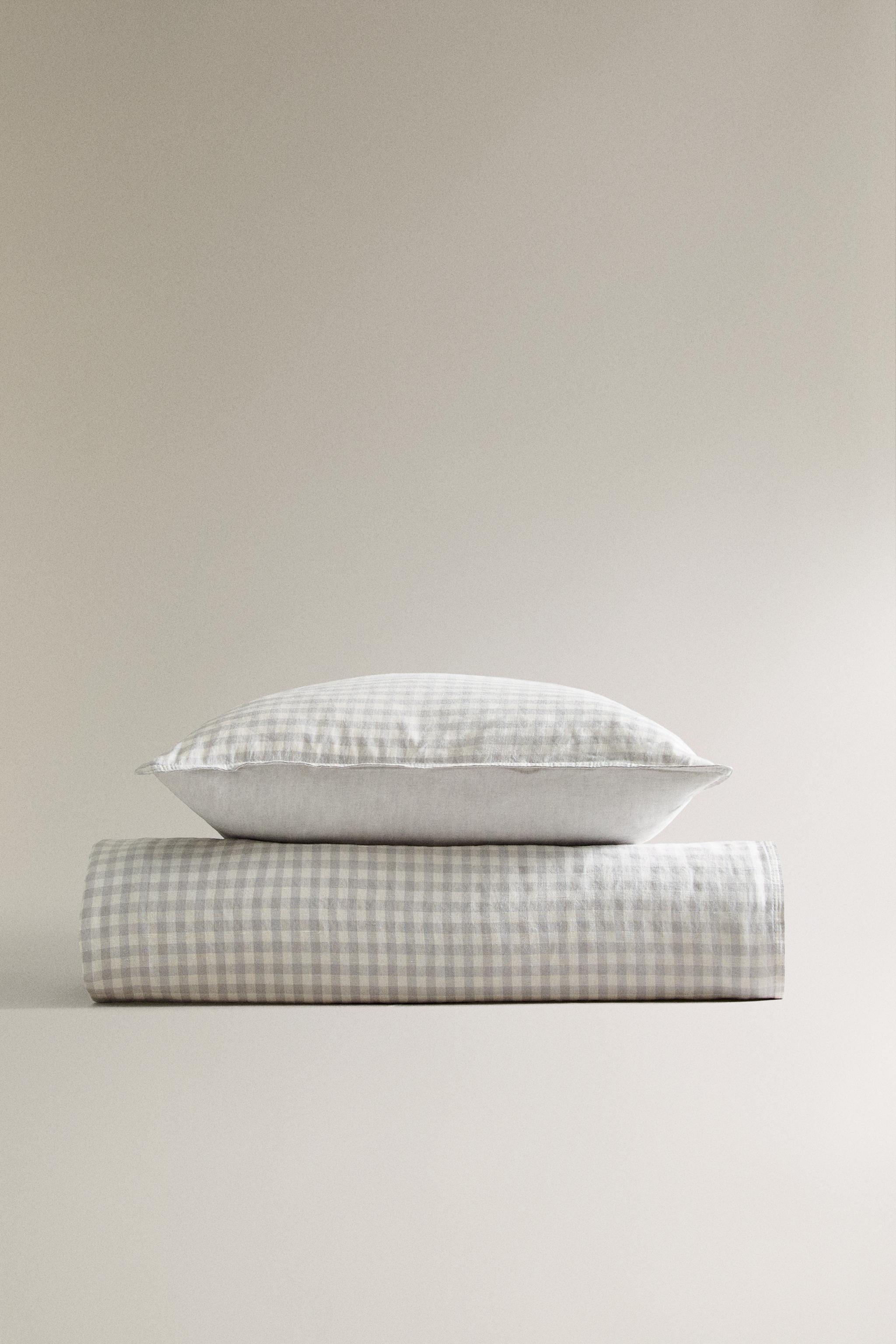 HOUSSE DE COUETTE ENFANT CARREAUX VICHY