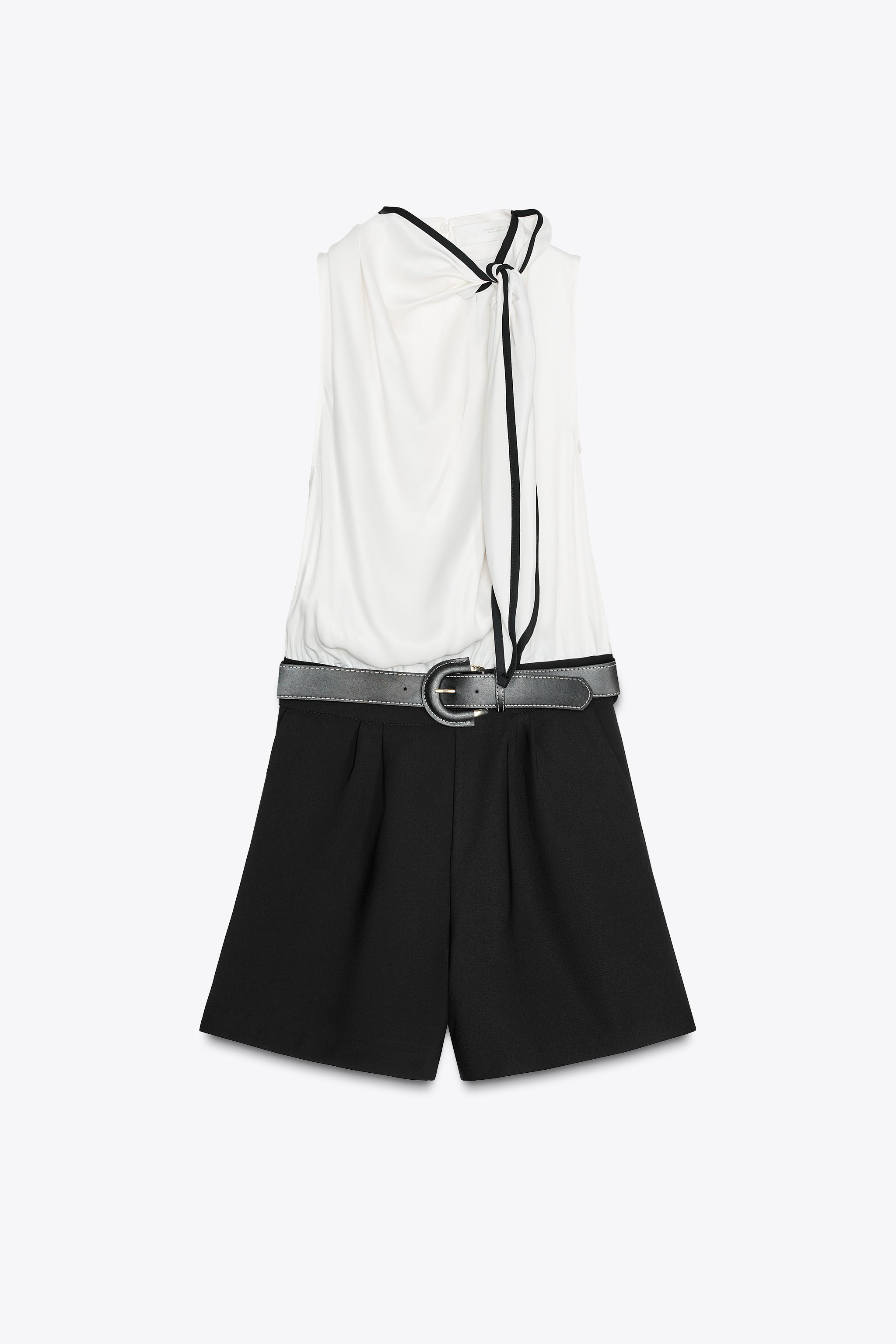 COMBINAISON COURTE COMBINÉE CEINTURE