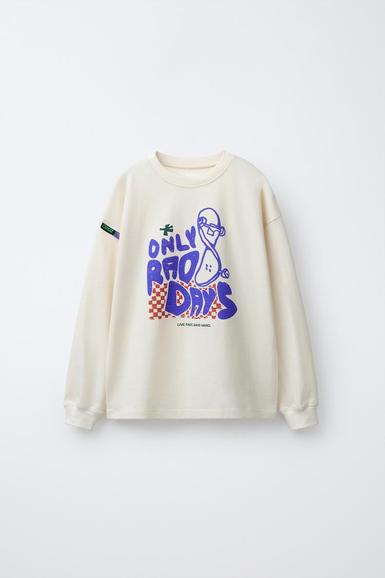 PRINTED LABEL T-SHIRT - Zara product image