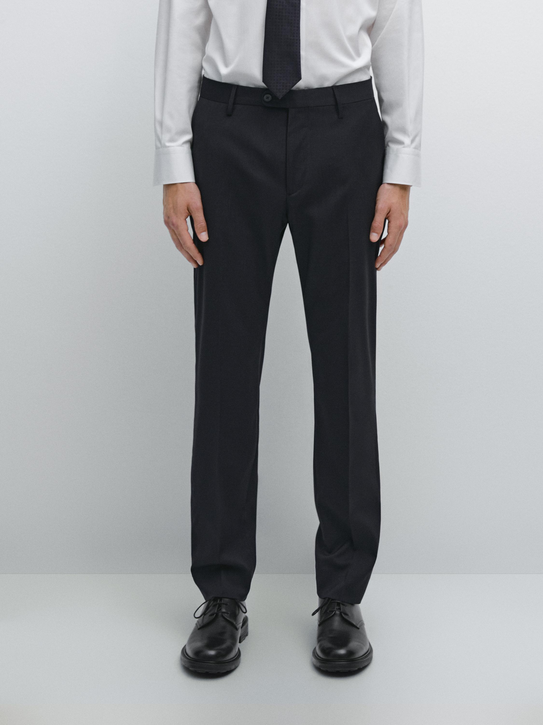 Pantalon de costume 100 % laine