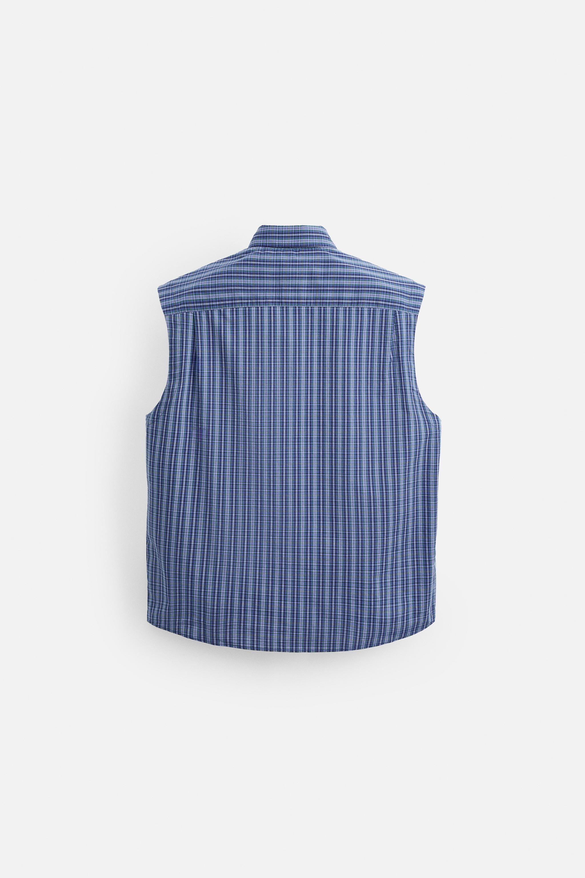 RELAXED FIT CHECKERED SHIRT