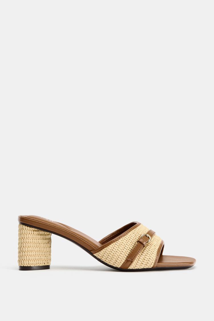 COMBINED HEEL SANDALS - Zara product image