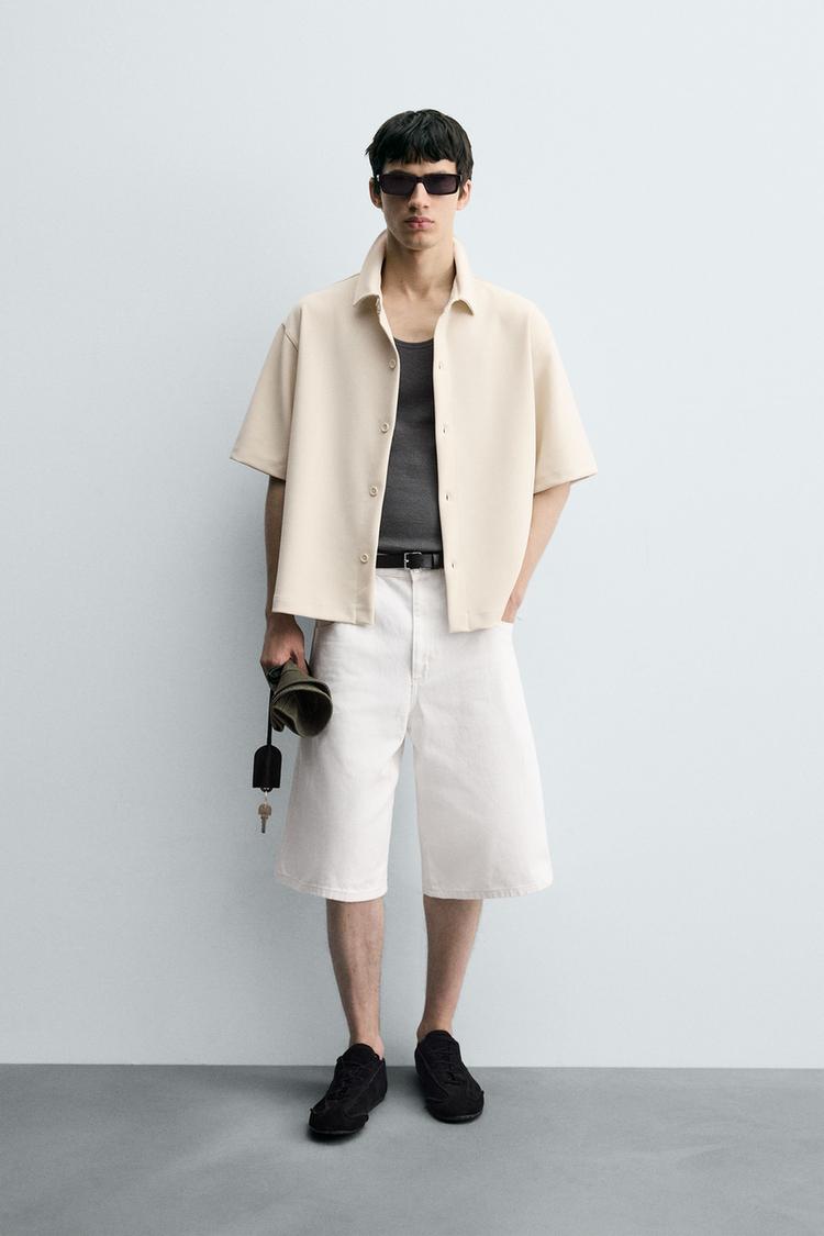 INTERLOCK TEXTURED SHIRT - Zara product image