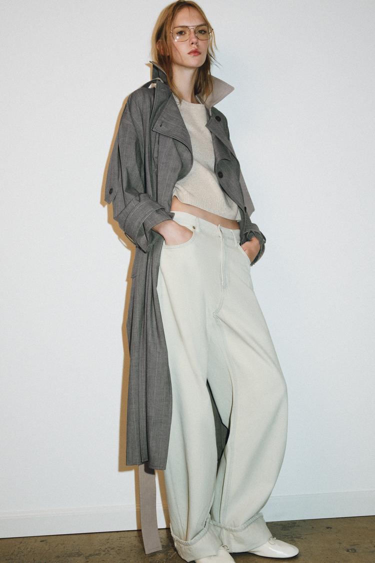 100% WOOL SHORT SLEEVE JUMPER - Zara product image
