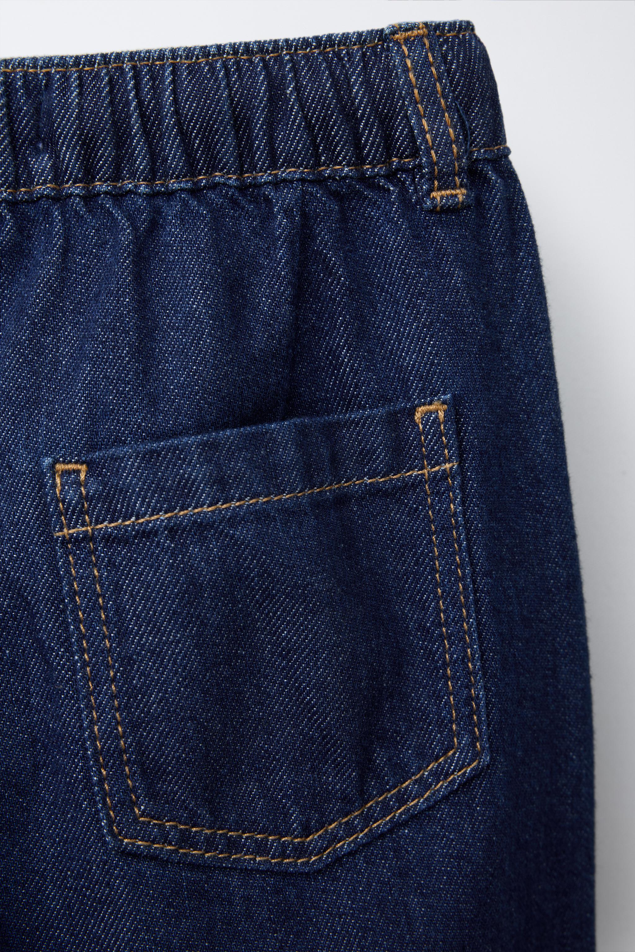 WIDE LEG DENIM PANTS