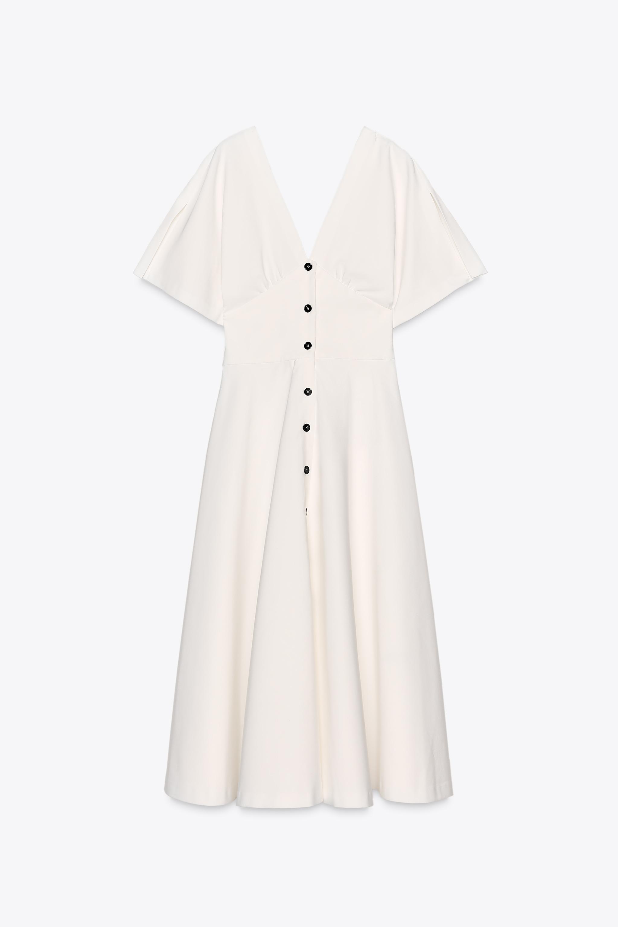 ZW COLLECTION MIDI BUTTON DRESS