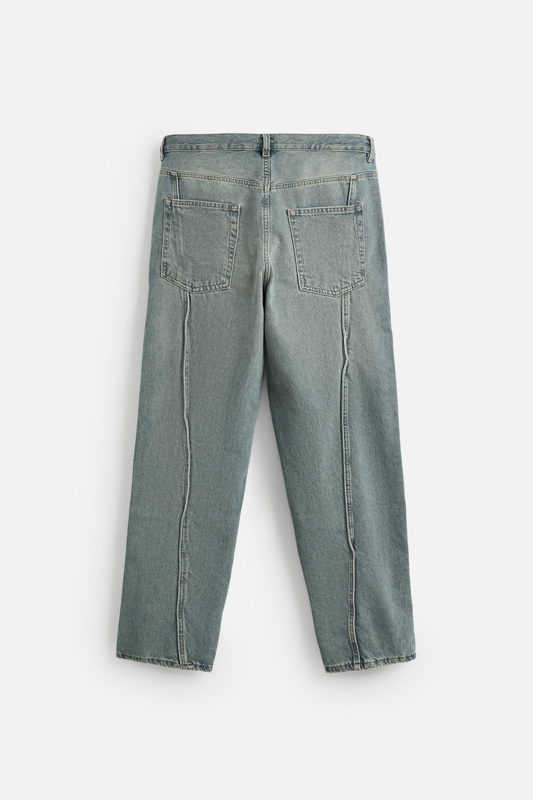 JEAN BAGGY À COUTURES