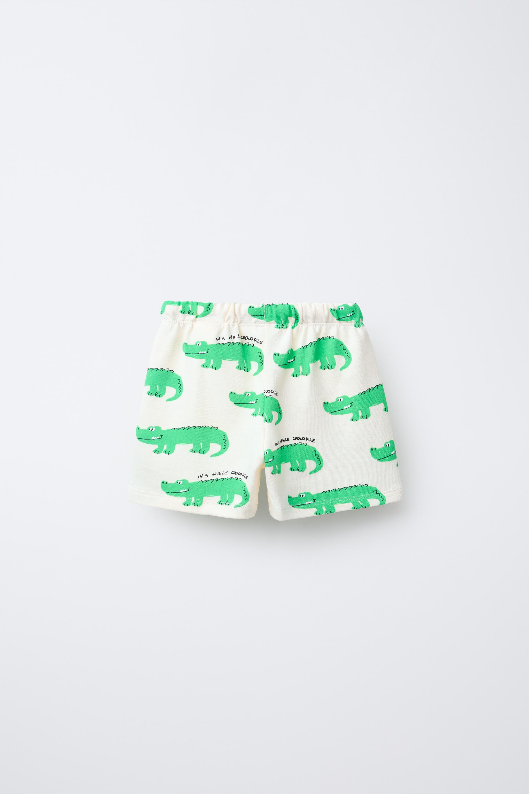 CROCODILE PRINT SHORTS