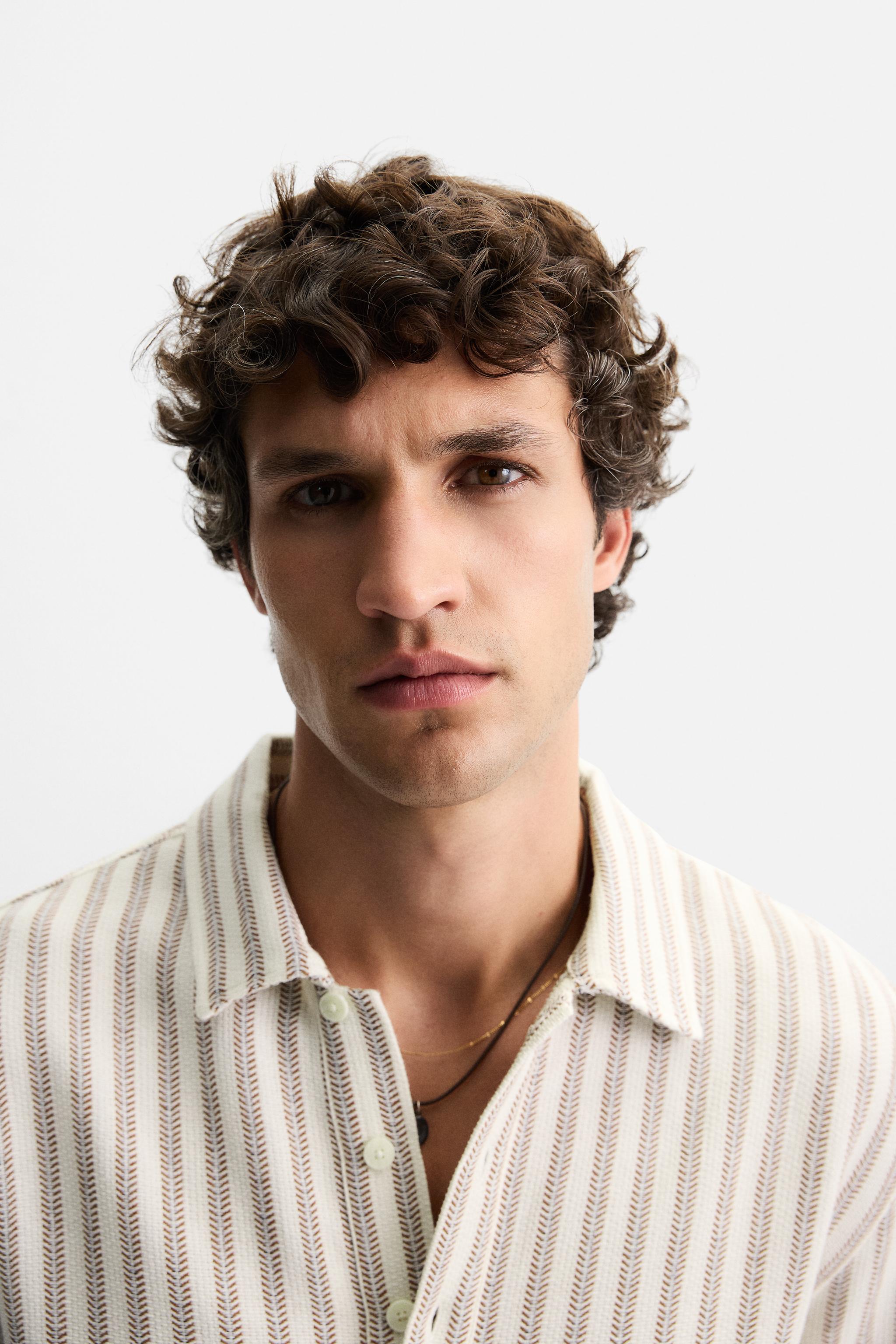 TEXTURED POLO SHIRT