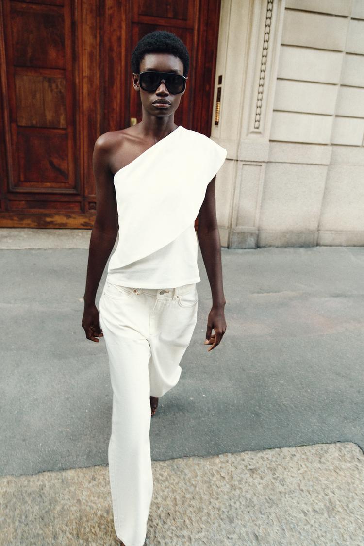 ASYMMETRIC INTERLOCK TOP - Zara product image