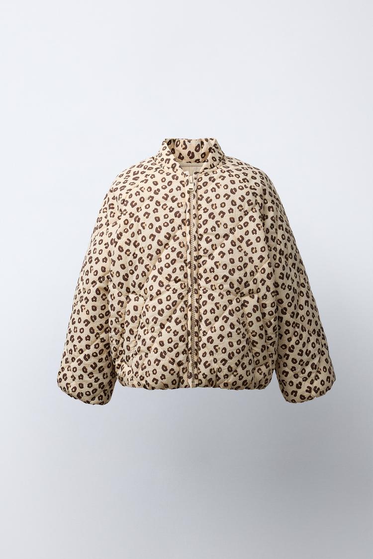 ANIMAL PRINT PUFFER JACKET - Zara product image