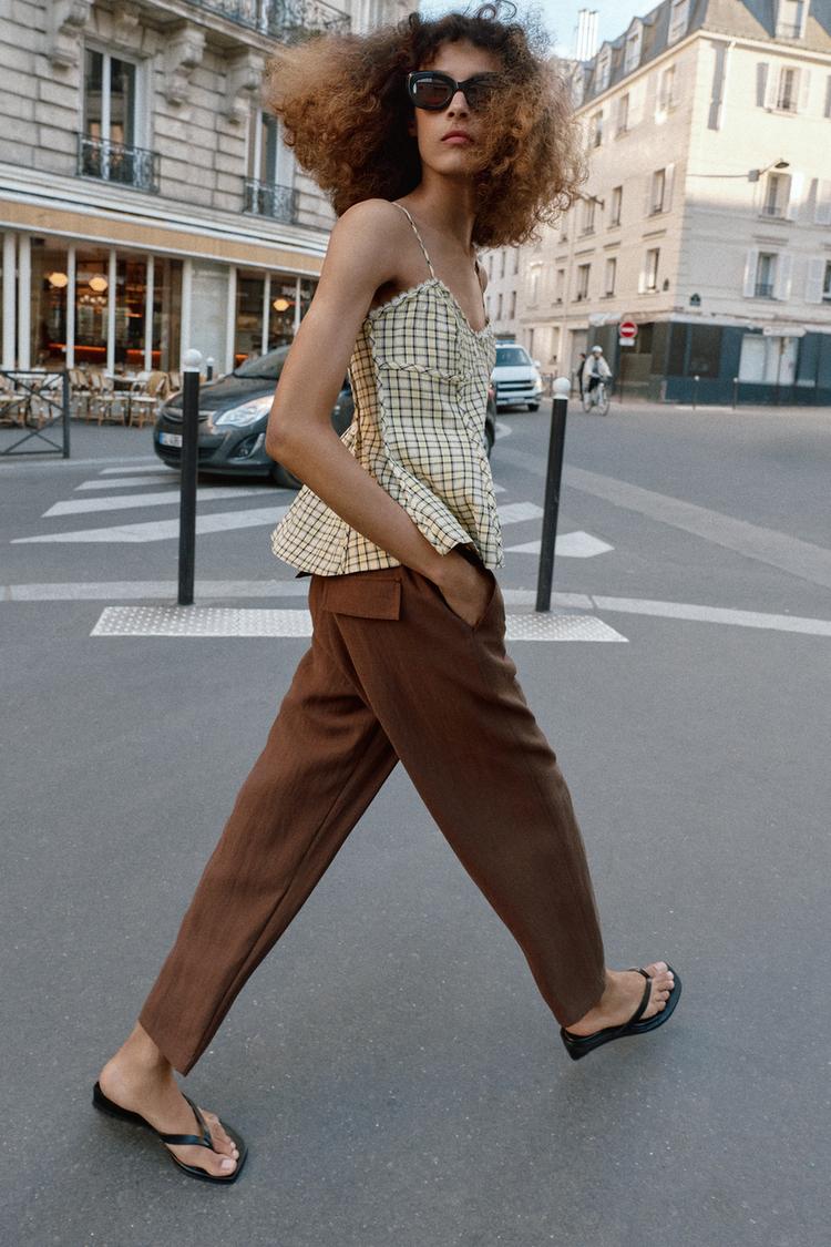 ELASTIC WAIST PANTS - Zara product image
