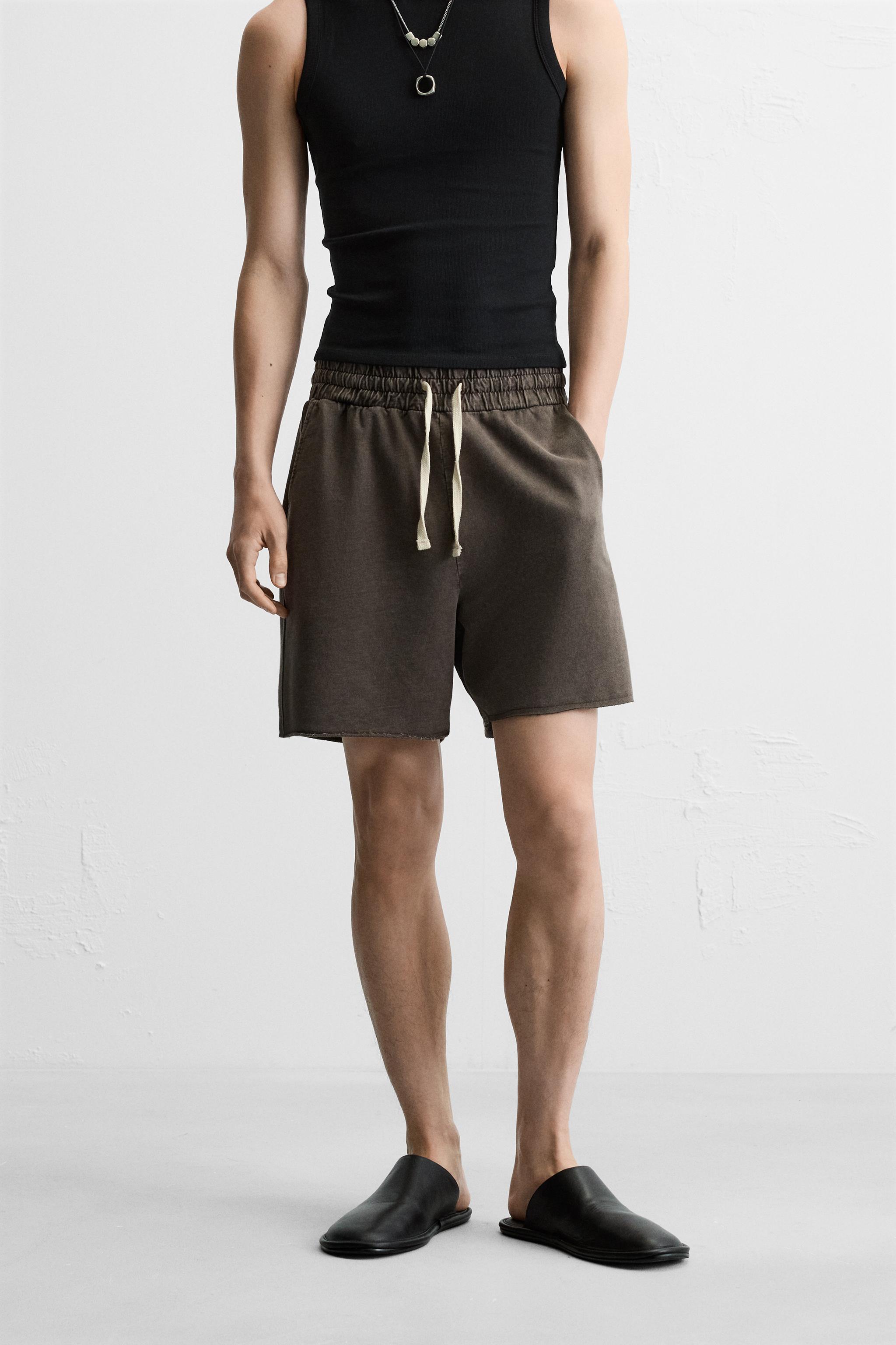 WASHED RELAXED FIT SHORTS