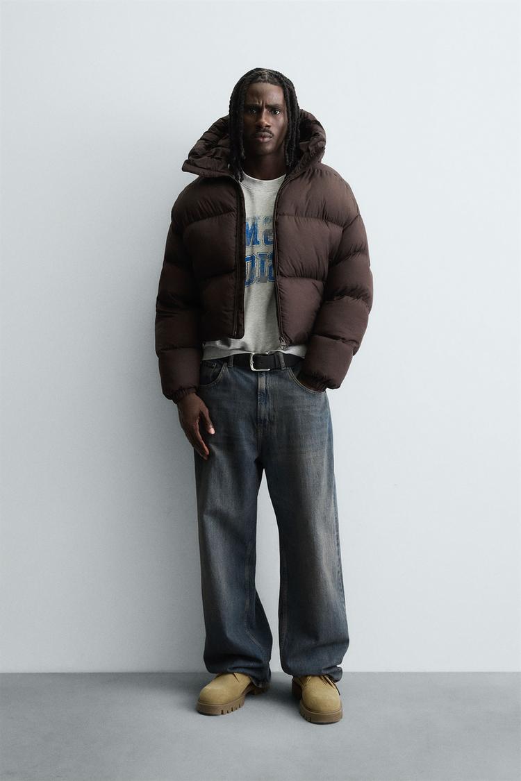 CROPPED FIT PUFFER JACKET - Zara product image