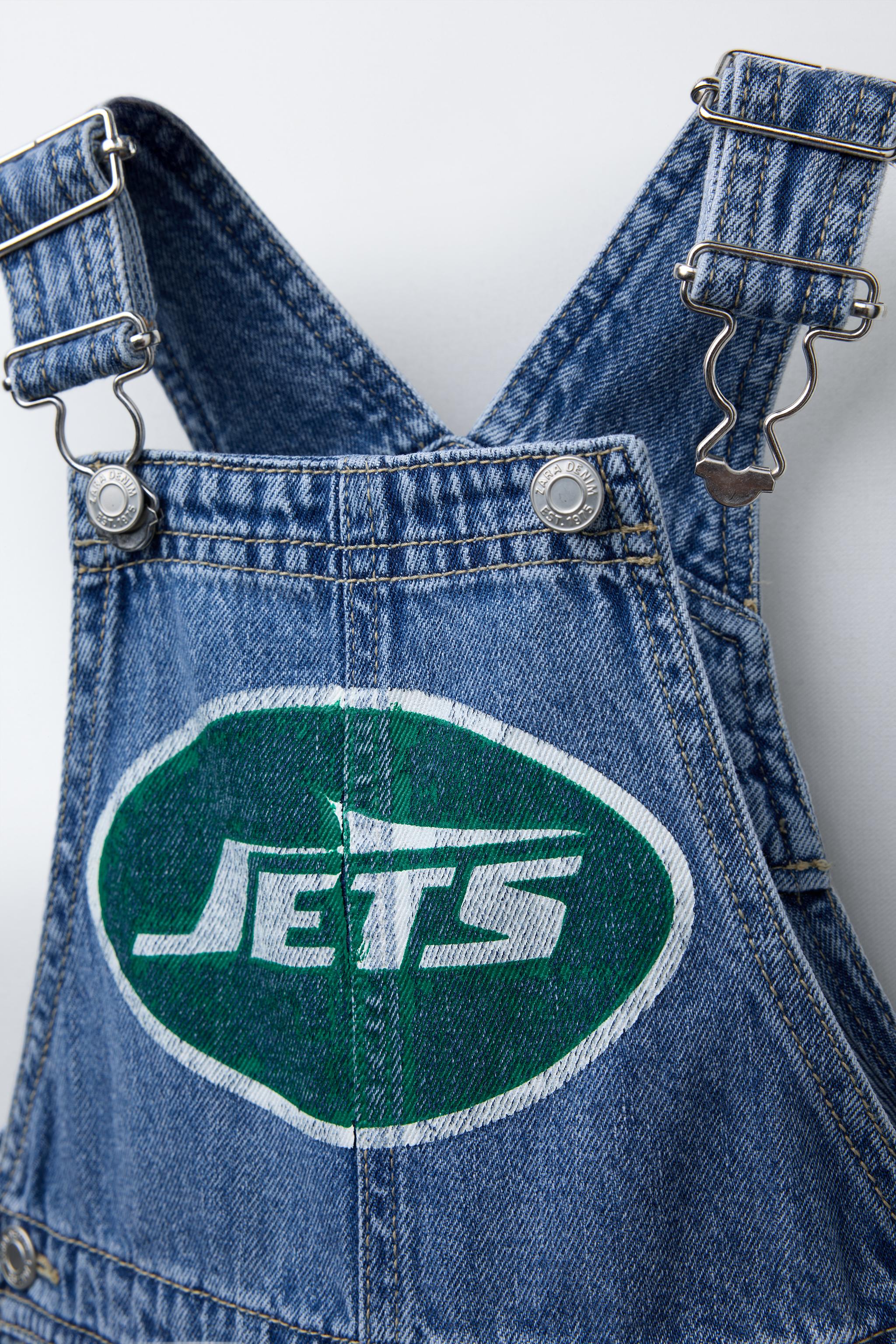SALOPETTE EN DENIM NEW YORK JETS © NFL