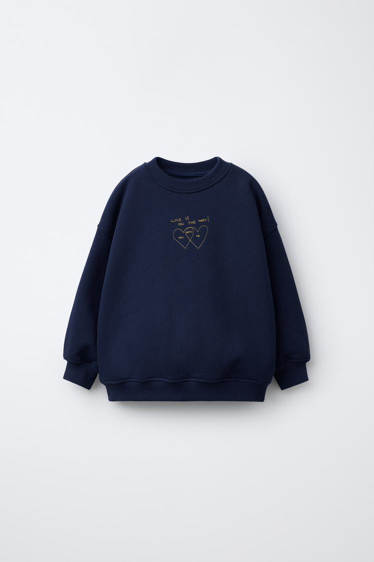 ORFAYO © EMBROIDERED DRAWINGS SWEATSHIRT - Zara product image