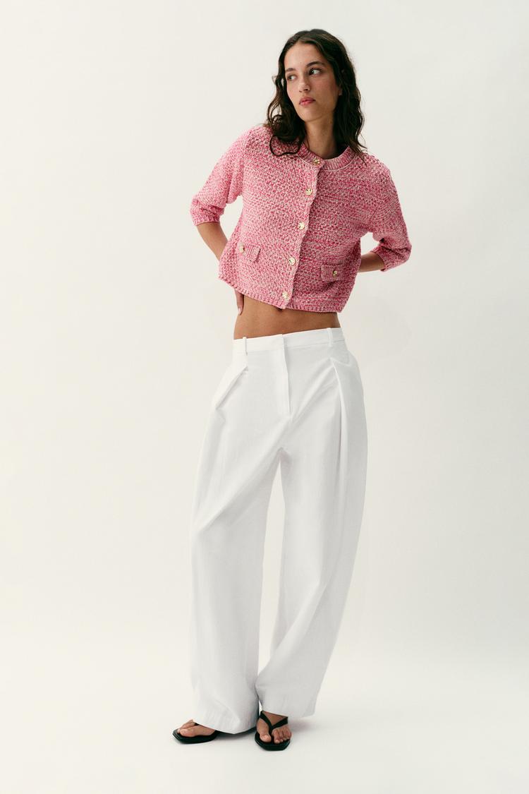 FRENCH SLEEVE CARDIGAN - Zara product image