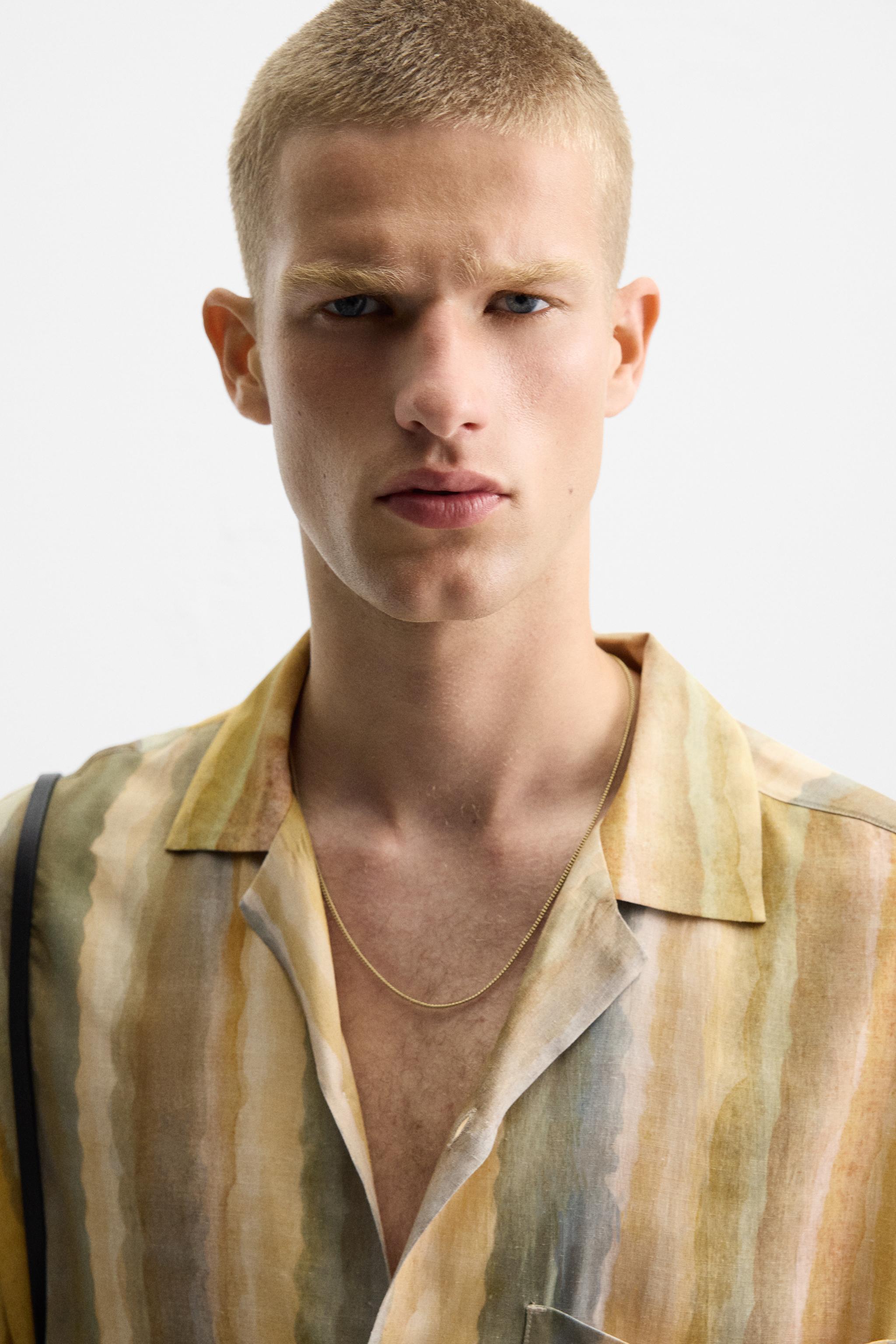 STRIPED PRINT SHIRT