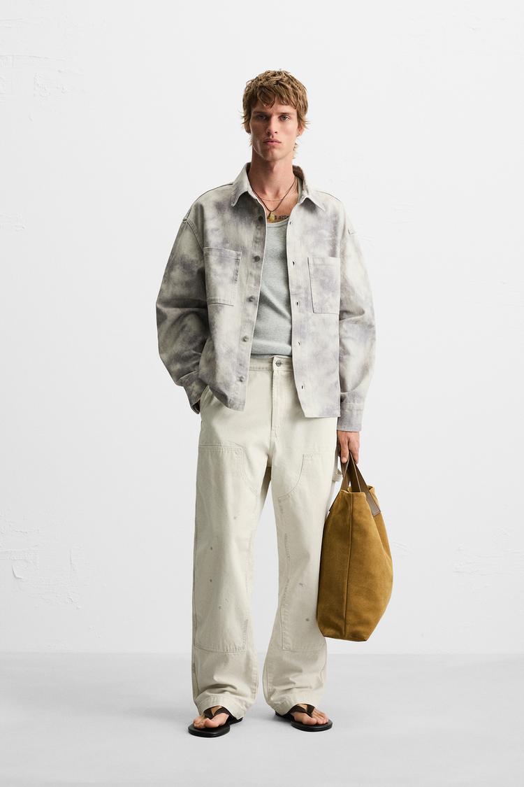 ABSTRACT PRINT OVERSHIRT