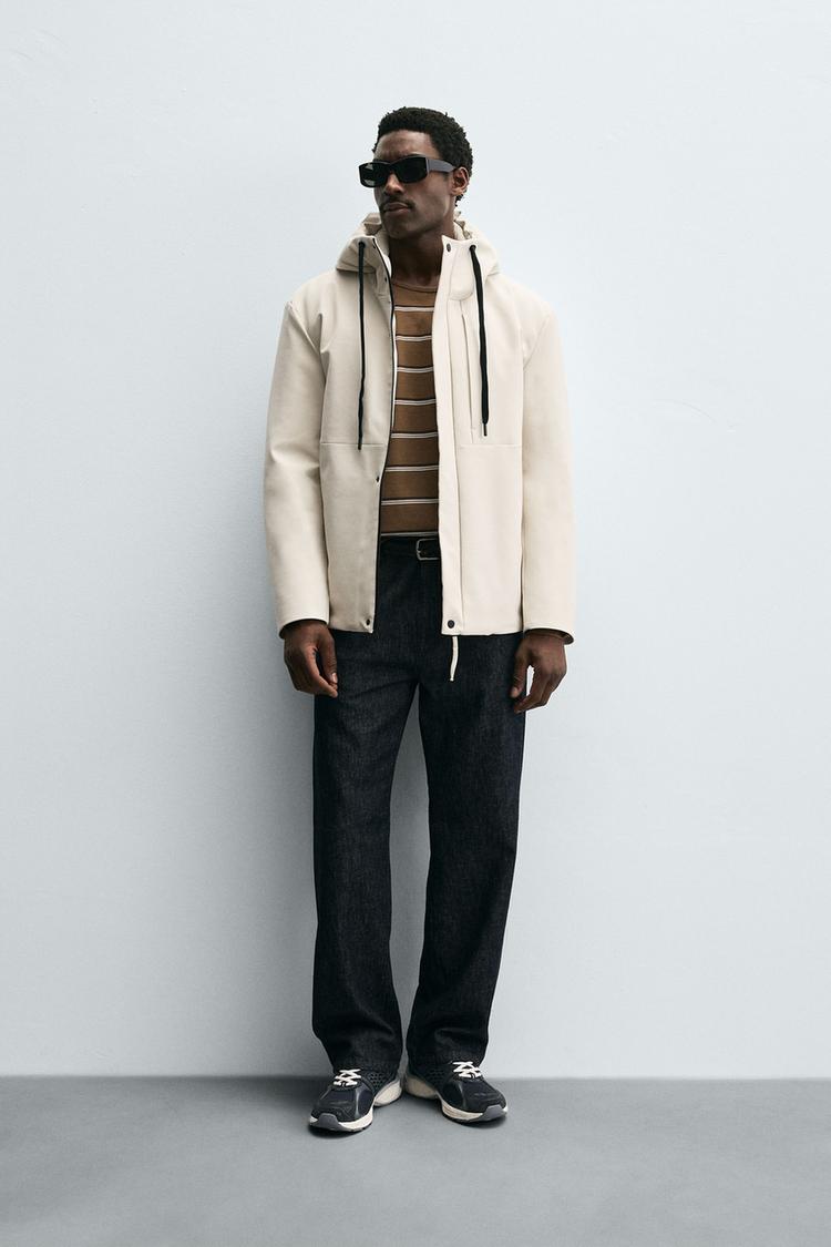 HOODED TECHNICAL JACKET - Zara product image