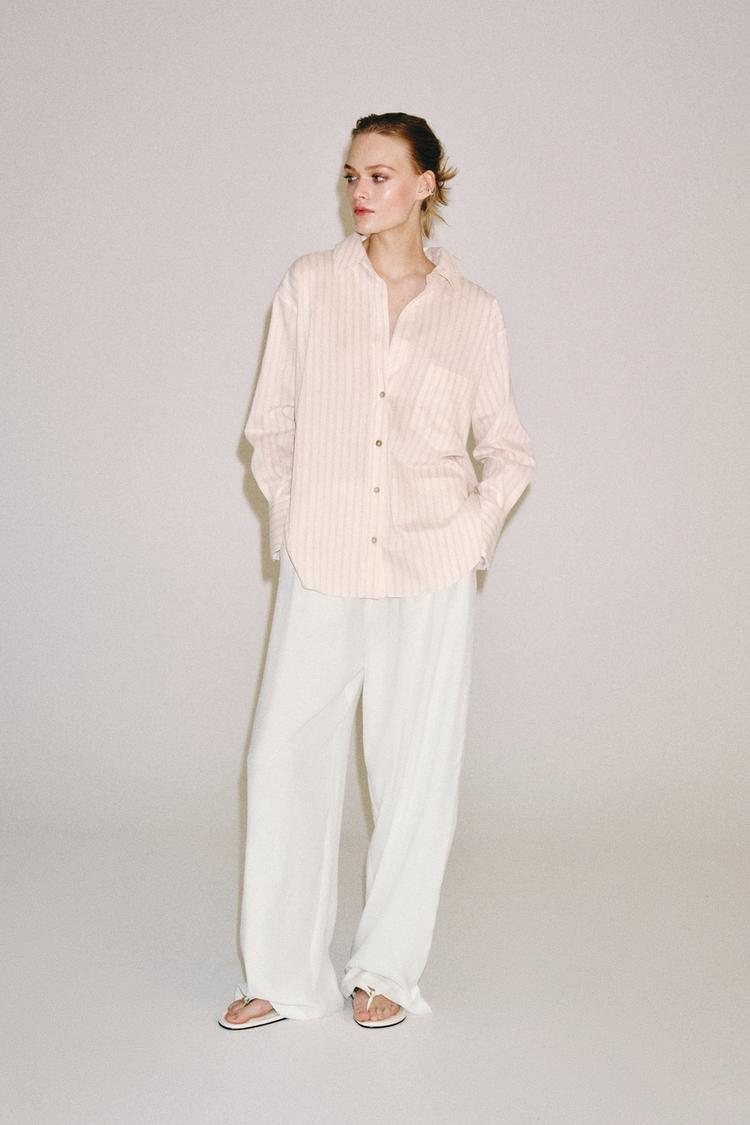 ZW COLLECTION STRIPED SHIRT - Zara product image