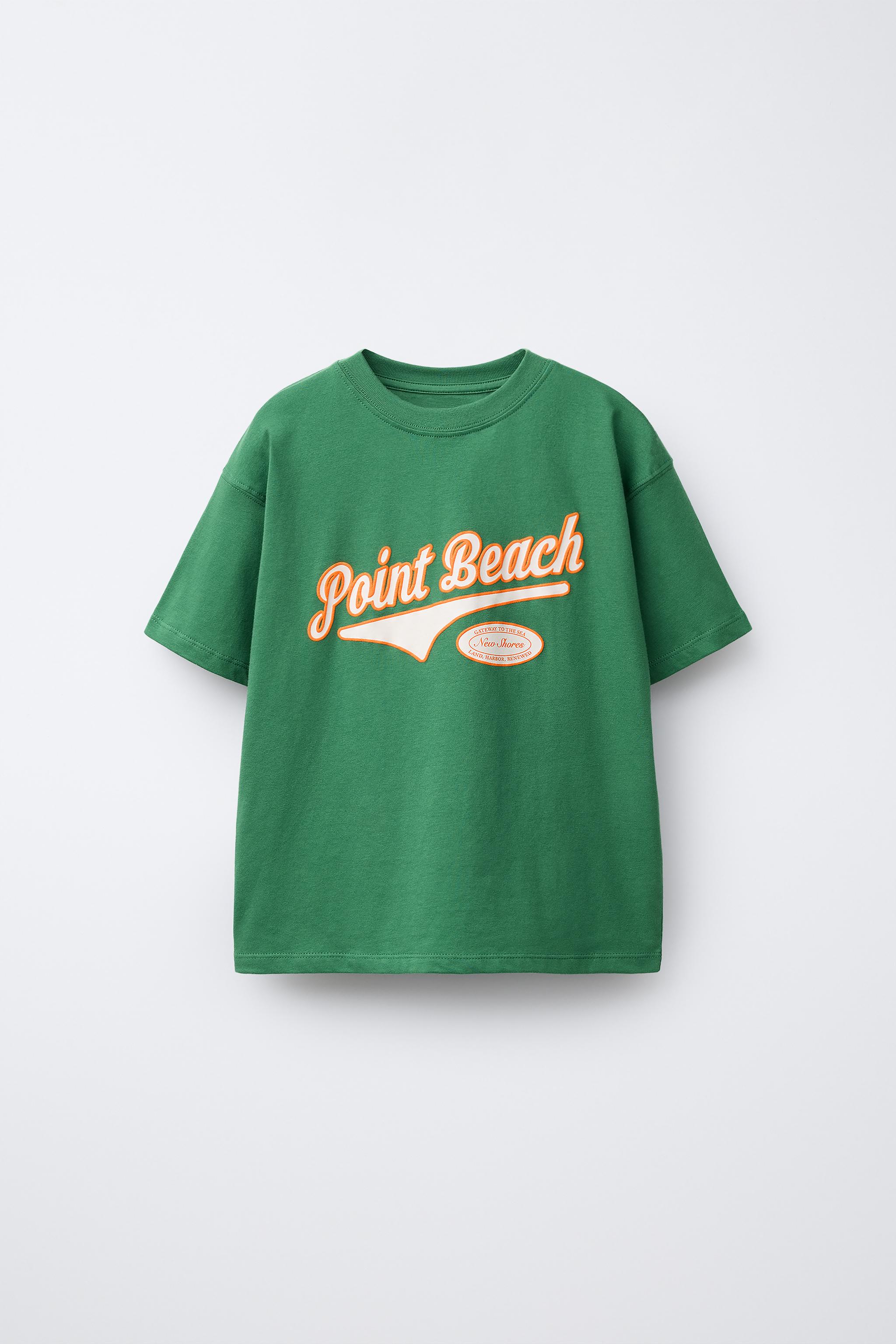Zara VARSITY T-SHIRT | Square One