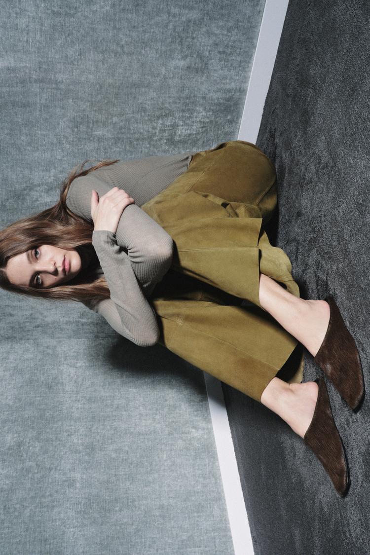 LIMITED EDITION LEATHER MULE SHOES - Zara product image