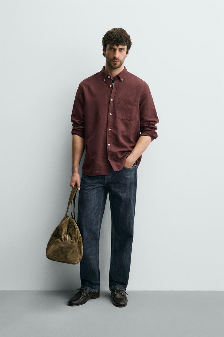 LINEN - COTTON SHIRT - Zara product image