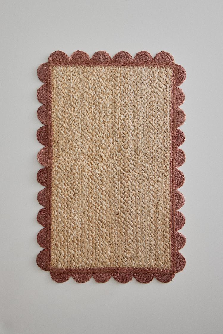 WAVY JUTE PET AREA RUG - Zara product image