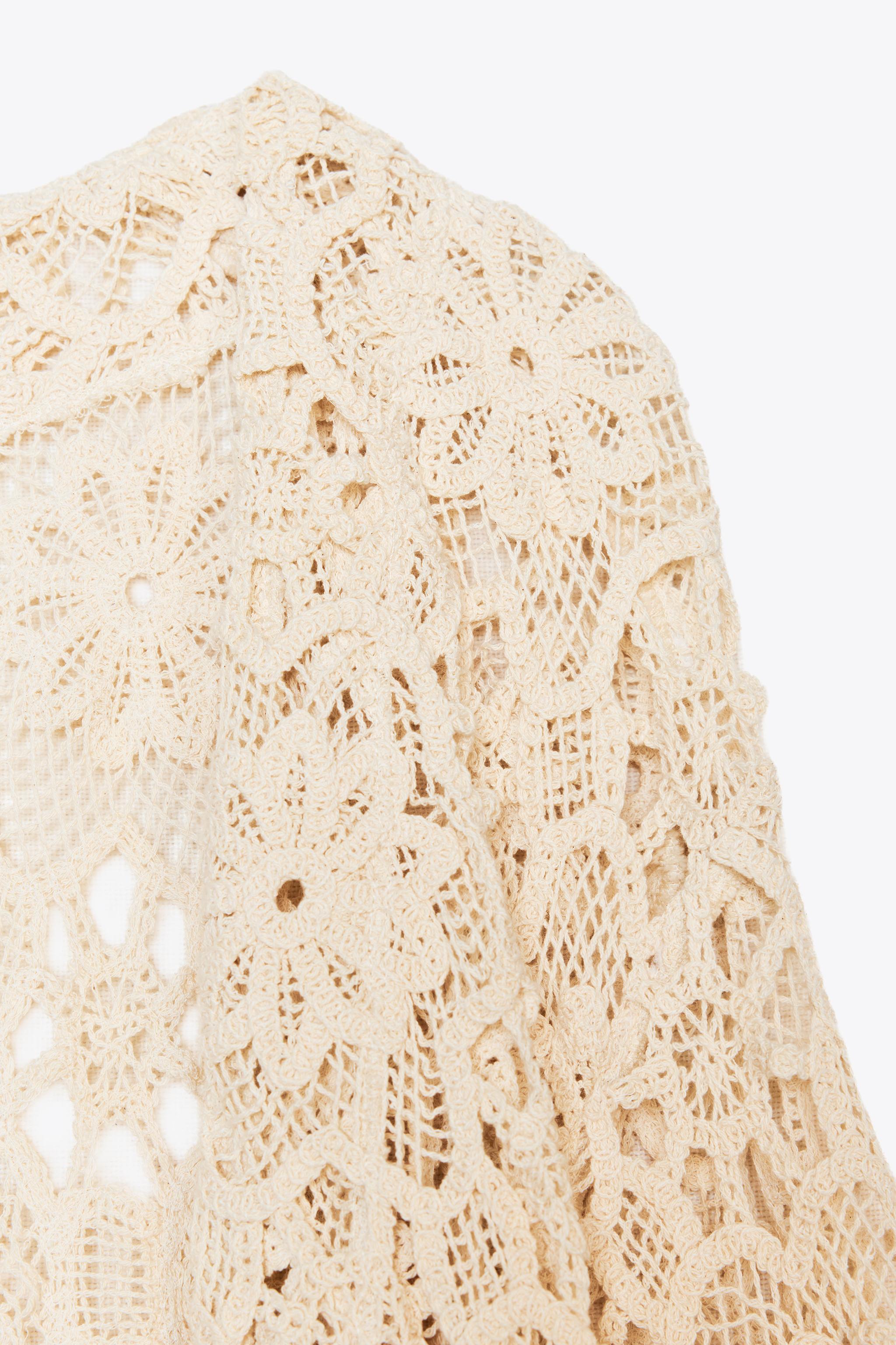 VESTE KIMONO CROCHET